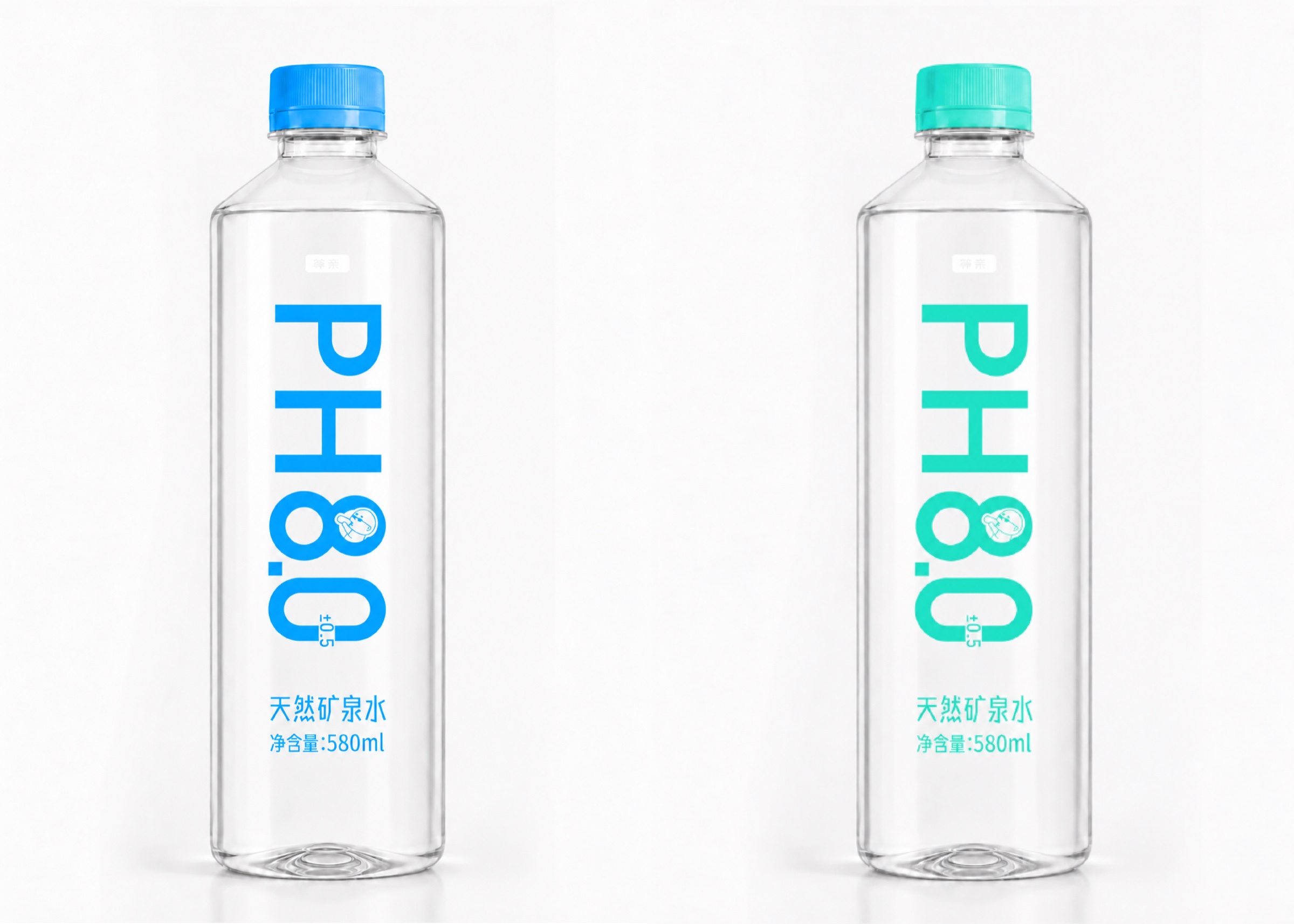 天然弱碱款矿泉水包装